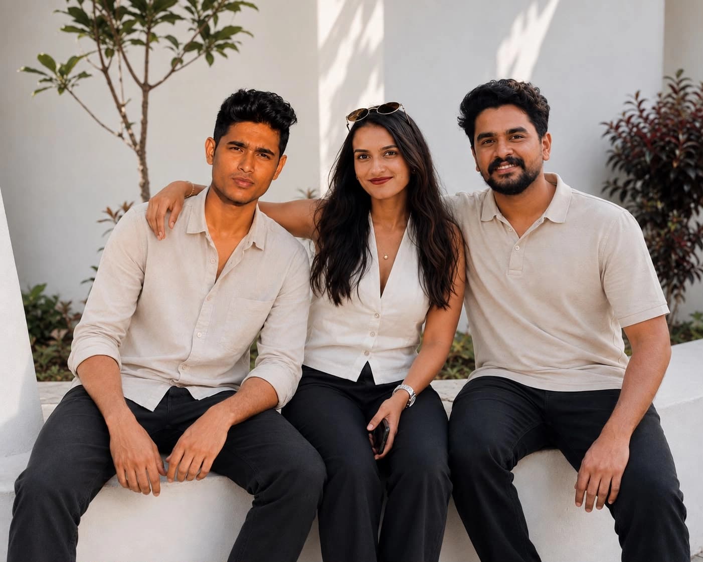 Three friends